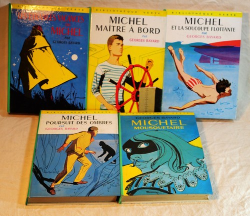 Lot livres bibliothèque - , verte