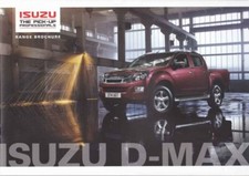 Catalogue Brochure Isuzu Pick up D-Max 2015, Grande Bretagne / U.K.