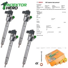 4x 0445110190 Injecteur