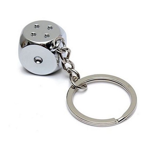 Chromed silver steel thimble - silver,