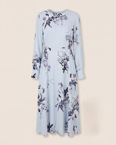 Robe midi fleurs dutch - à,