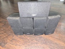 Bose Double Dual Cube 5+1 Speakers Acoustimass Lifestyle Mountable Surround 