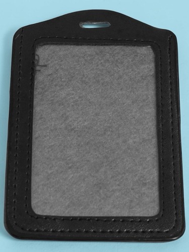 Porte badge vertical noir avec - porte-badge,