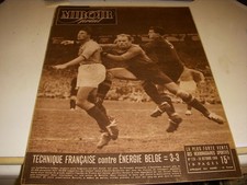 MIROIR SPRINT 124 18.10.1948 FOOT FRANCE BELGIQUE 3-3 RUGBY XV LOURDES