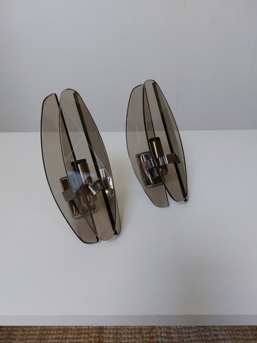 Appliques verre fumé - fumÉ, 1970