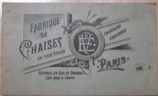 Catalogue Ancien Eve  Sieges Chaise Paris mobiler chaises meubles art