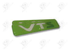CITROEN COMPATIBLE SAXO VTS GREEN UNIQUE DOOR BADGES PAIR DOMED RESIN GEL