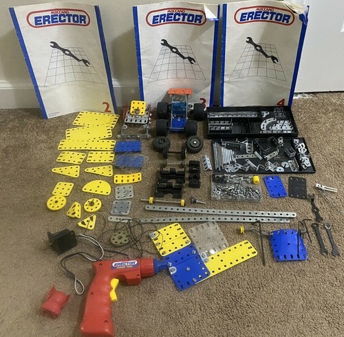 Vintage large meccano parts - vintage,