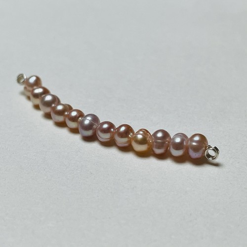 Lot perles culture fines - 12,