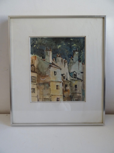 Ancien tableau vue - vue, de
