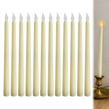 12 Pièces Bougie LED Flamme