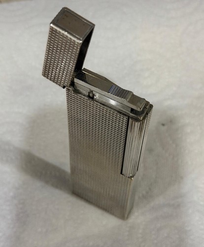 Briquet table dupont argent - table,
