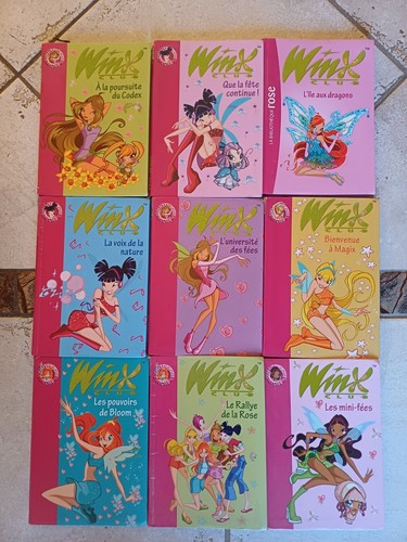 Lot livres série winx club - lot, 9