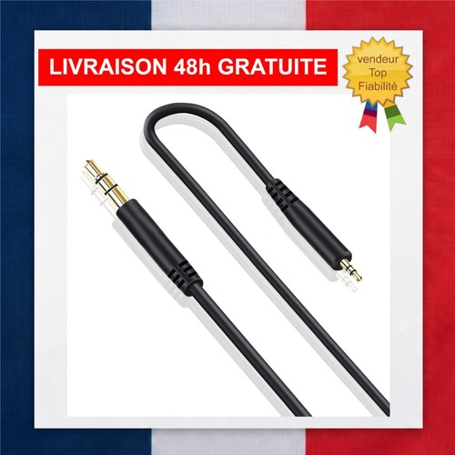 Câble audio jack mm vers - audio,