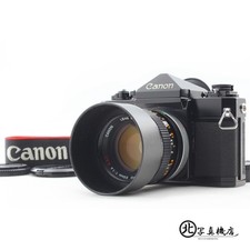  Early [MINT w/HOOD] Canon F-1 35mm Film Camera FD 50mm f1.4 ssc Lens From JAPAN