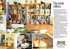 1992 ADVERTISING ADVERTISEMENT 064 STORES IKEA furniture (2 pages)