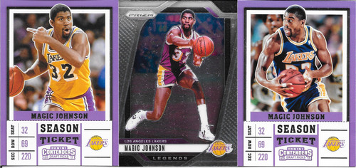 Magic johnson card lot nba - johnson,