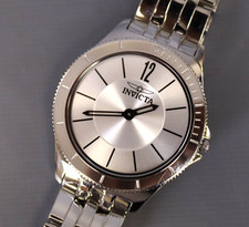 INVICTA Reserve Lady 38mm Stainless Steel Silver dial 1062 Quartz need battery