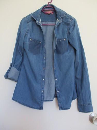 Chemise jean femme bershka - chemise, en
