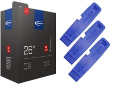 1 x tuyau de vélo Schwalbe 26 pouces SV13J Sclaverand pour FATBIKE + lève-pneu