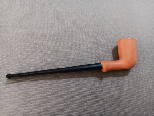 Ancienne pipe terre cuite l - pipe,