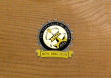 Vespa Scooter  New Brighton Rally 1963 Enamel Badge Rare 