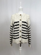 Cardigan Sean crème et noir -