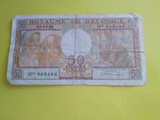 Rare - Billet BELGE - TBE - 50