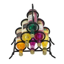 1/12 échelle Maison De Poupée Miniature Vin Et Support Cuisine Salle Meubles