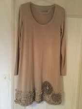Robe Myrine & Me viscose beige taille M neuve