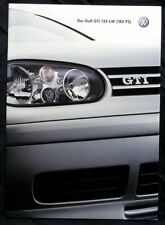 VW Golf 4 brochure, 7.2001, Golf GTI 132 kW (180 hp)