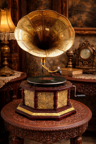 Gramophone ancien phonographe - gramophone,