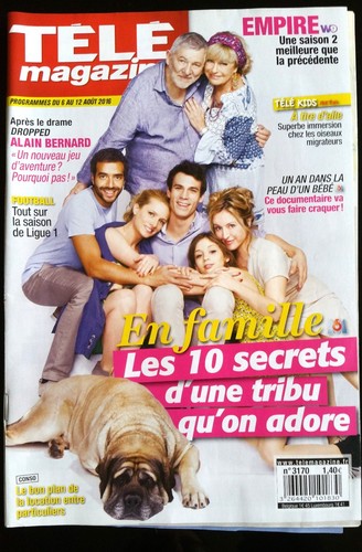 Télé magazine 2016 - magazine, 6/08/2016