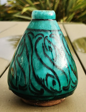 Vase orientaliste en terre