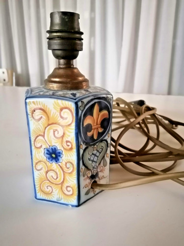 Ancien pied lampe en - pied,
