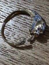 Bague Jonc Ouvert  Panthère