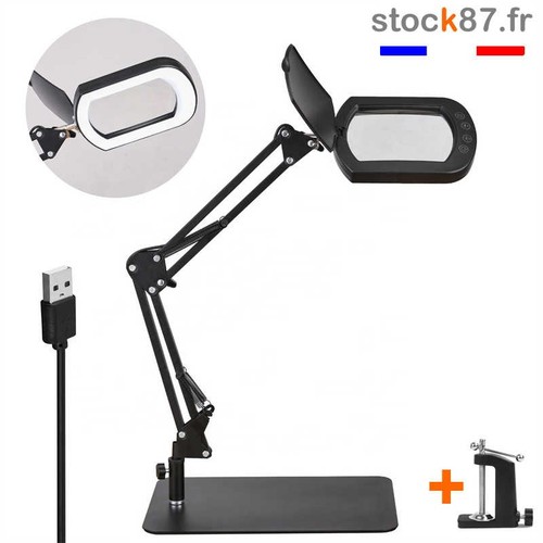 Loupe avec éclairage led - avec,
