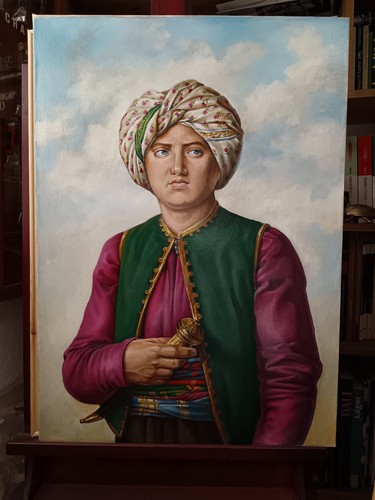 Tableau ancien huile napoléon - ancien,