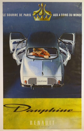 Affiche entoilée renault - -,