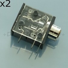 Embase Jack 3.5mm stéréo femelle 5P 35RAPC2BVN4 Switchcrft (lot de 2)