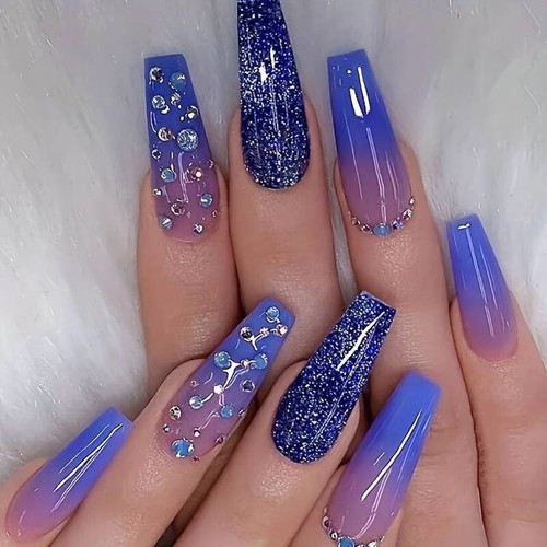 Set faux ongles long - set, 24