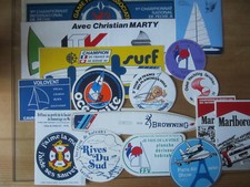 Lot autocollants planche à