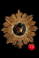 Ancien miroir soleil, art