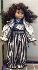 Poupee tete porcelaine vintage - poupee,