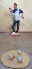 sculpture bouliste pétanque