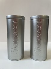 Rare Senseo Coffee Pod Tin Canister With Wire Pod Lifter.