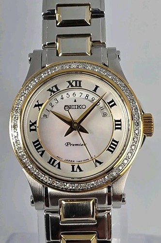 Seiko premier sxd774 diamond - seiko,
