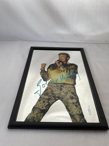 Cadre miroir johnny hallyday - miroir,
