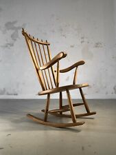 1950 DE STER GELDERLAND ROCKING CHAIR MODERNIST NAKASHIMA SCANDINAVIAN ARMCHAIR