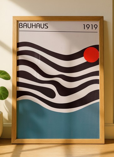 Toile décorative bauhaus - décorative,